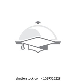 Education Food Logo Icon Design