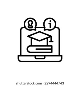 Education Forum icon in vector. Illustration