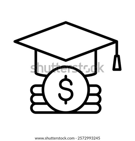 Education Funding Icon Element For Design