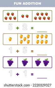 15,315 Fruit Worksheet Images, Stock Photos & Vectors | Shutterstock