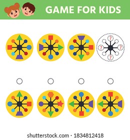 Education game for children. IQ test. Choose correct answer. Kids learning material. Preschool worksheet activity. Children funny riddle entertainment for the development of logical thinking. 