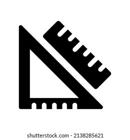 Education geometry icon.tool (vector illustration)