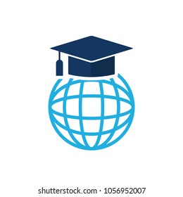 Education Globe Logo Icon Design