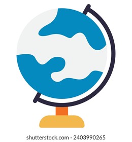 Education globe Vector object illustration