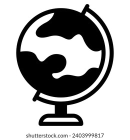 education globe vector object illustration