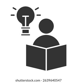 Education Glyph Icon Element For Design)