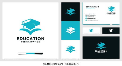 Logo de la educación para el absceso de graduación