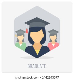 Education and Graduation Icon Concept