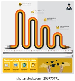 Education And Graduation Learning Infographic Design Template