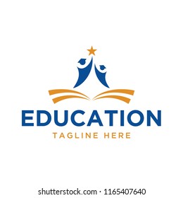 Education Graduation Logo Design Template Stock Vector (Royalty Free ...