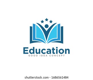 Education and Graduation Logo Design Vector