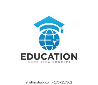 Education and Graduation Logo Design Vector