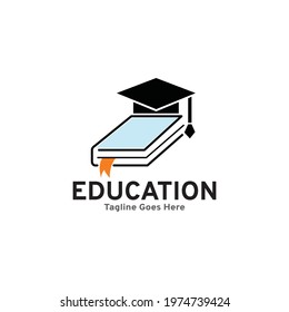Education and Graduation Logo Design Vector