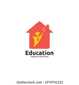 Education and Graduation Logo Design Vector