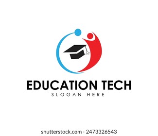 Education and Graduation Logo Design Vector