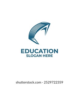 Education and Graduation Logo Design Vector, Education logo design template