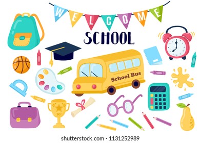 Education hand drawn set.