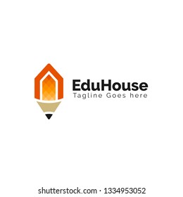 Education House Logo Design Inspiration