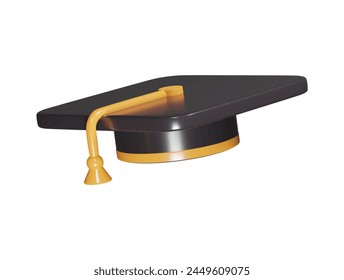 Education icon 3d render illustration