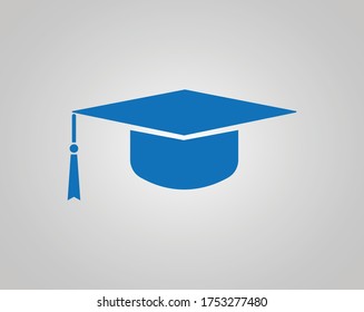 Education icon. Education concept symbol design. Stock - Vector illustration can be used for web (blue version)