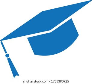 Education icon. Education concept symbol design. Stock - Vector illustration can be used for web. (blue version)