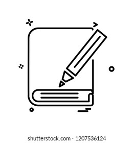 Education icon design vector