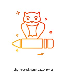 Education icon design vector