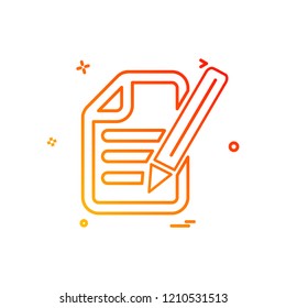Education icon design vector