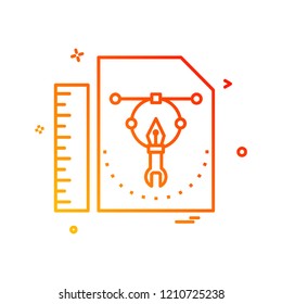Education icon design vector
