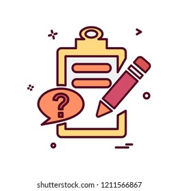 Education icon design vector
