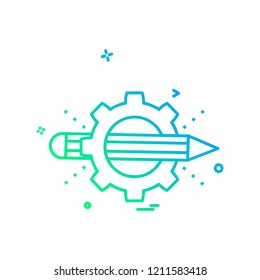 Education icon design vector
