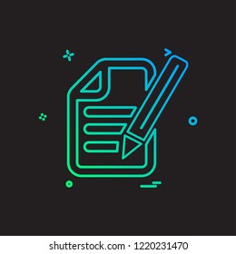 Education icon design vector