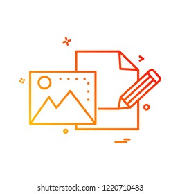 Education icon design vector