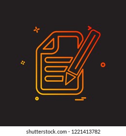Education icon design vector