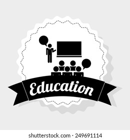 education icon design, vector illustration eps10 graphic