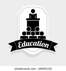 education icon design, vector illustration eps10 graphic