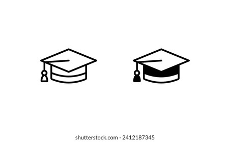 Education icon design with white background stock illustration