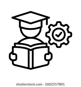 Education Icon Element for Design