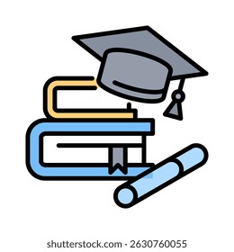 Education Icon Element for Design