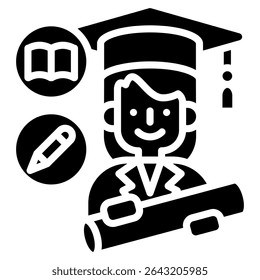 Education Icon Element For Design