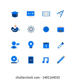 Education Icon ,flat design,vector ilustration
