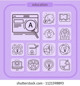 education, icon, line icon, education icon
