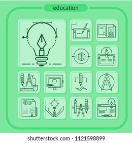 education, icon, line icon, education icon