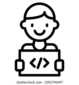 education icon line vector illustration