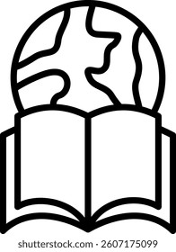 Education Icon Line Vector Illustration