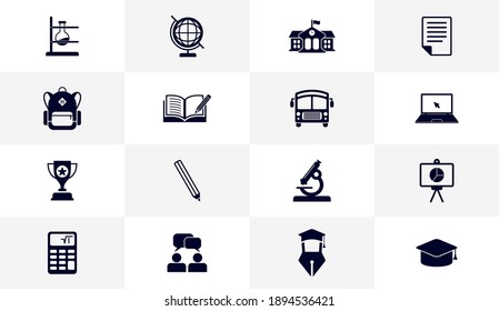Education icon logo concepts vector, Creative design template, Illustration