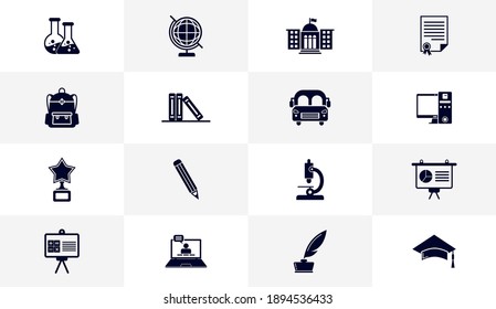 Education icon logo concepts vector, Creative design template, Illustration