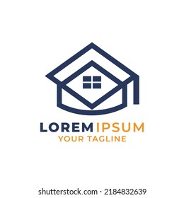education icon logo design vector