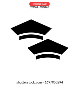 education icon or logo isolated sign symbol vector illustration - high quality black style vector icons
