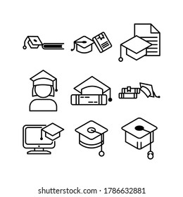 Education icon or logo isolated sign symbol vector illustration - Collection of high quality black style vector icons

